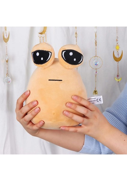 22CM Pou Peluş Karikatür Uzaylı Oyuncak Peluş Hayvan Doll (Yurt Dışından)