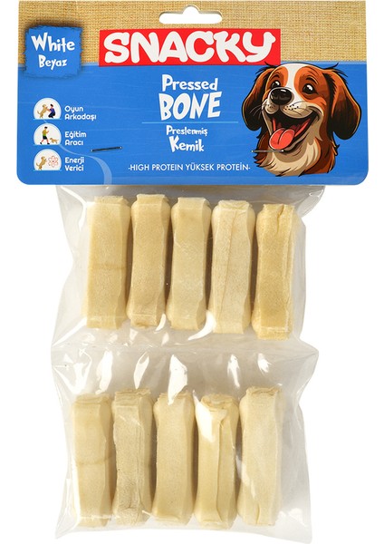 Beyaz Köpek Çiğneme Kemiği 5cm 10'lu