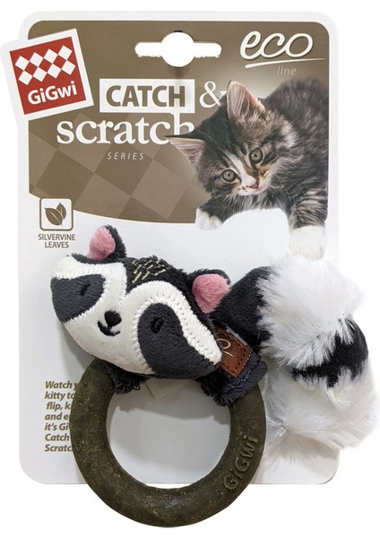 7519 Catch&scratch Rakun Kedi Oyuncağı