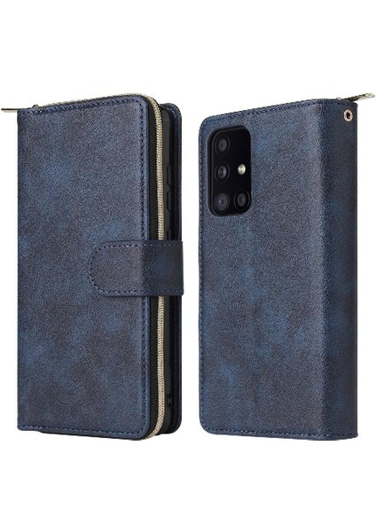 Samsung Galaxy A52 5G/A52S Cüzdan Durumda 9 Kart Yuvaları ile Flip (Yurt Dışından)