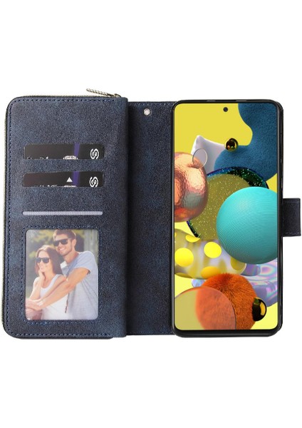Samsung Galaxy A52 5G/A52S Cüzdan Durumda 9 Kart Yuvaları ile Flip (Yurt Dışından)