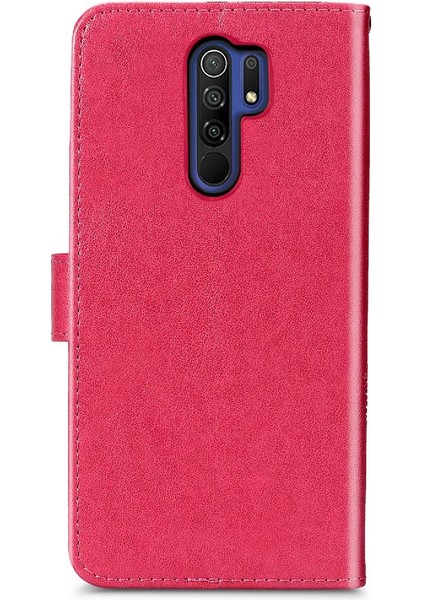 Xiaomi Redmi 9 Flip Kapak Dört Yapraklı Yonca Zarif Iş (Yurt Dışından)