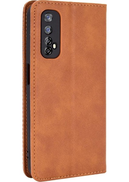 Realme 7 Cüzdan Pu Deri Manyetik Kapatma Için Kılıf (Yurt Dışından) fırsatları