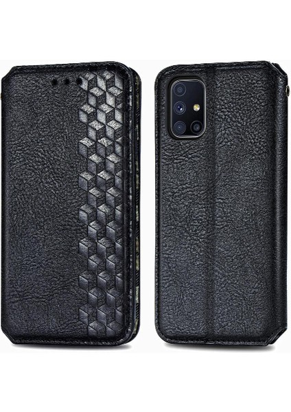Samsung Galaxy M51 Moda Tasarım Flip Kapak Zarif Iş Için Kılıf (Yurt Dışından)
