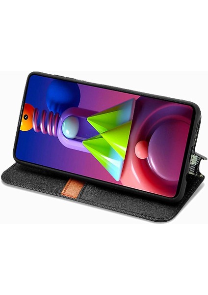 Samsung Galaxy M51 Moda Tasarım Flip Kapak Zarif Iş Için Kılıf (Yurt Dışından)