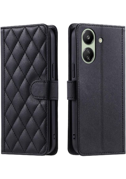 Xiaomi Poco C65 Kafes Kart Yuvaları Için Telefon Kılıfı Tutucu El Kayışı Flip (Yurt Dışından)