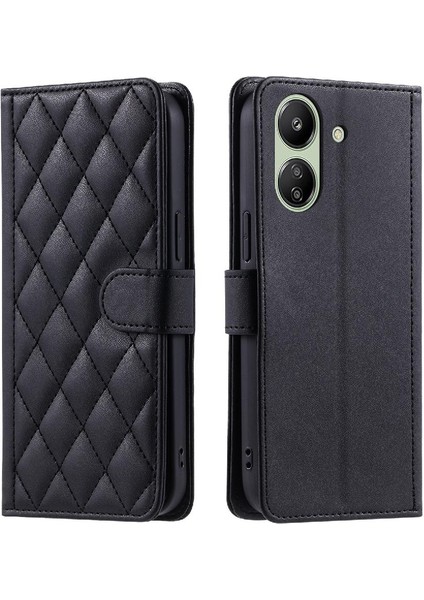 Xiaomi Poco C65 Kafes Kart Yuvaları Için Telefon Kılıfı Tutucu El Kayışı Flip (Yurt Dışından)