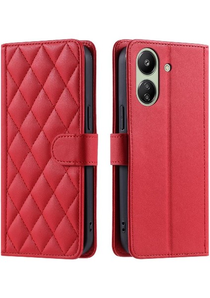 Xiaomi Poco C65 Kafes Kart Yuvaları Için Telefon Kılıfı Tutucu El Kayışı Flip (Yurt Dışından)