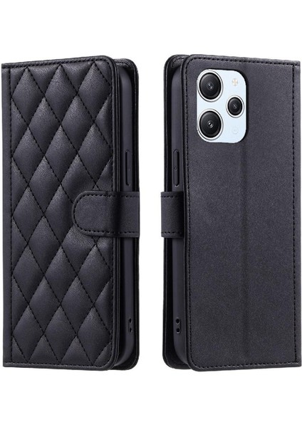 Telefon Kılıfı Için Xiaomi Redmi 12 4g El Kayışı Kart Yuvaları Tutucu Flip Folio (Yurt Dışından)