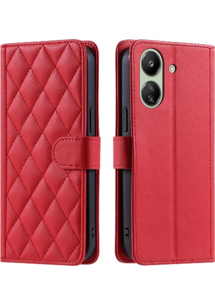 Xiaomi Poco C65 Kafes Kart Yuvaları Için Telefon Kılıfı Tutucu El Kayışı Flip (Yurt Dışından)