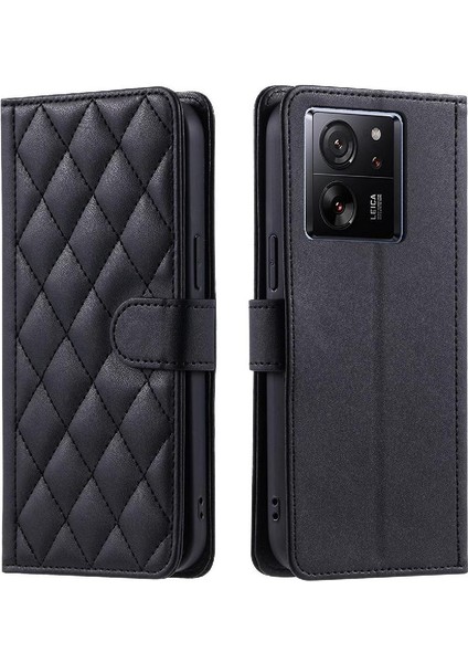 Telefon Kılıfı Için Xiaomi Redmi K60 Ultra Kafes El Kayışı Flip Folio Kart (Yurt Dışından)