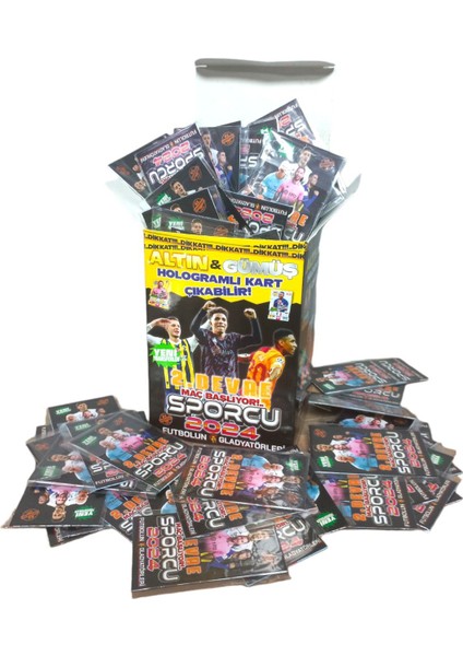 Maç Başlıyor 2. Devre Futbolcu Kartları 200 Poşet Içerisinde Toplam 400 Adet Kutulu Futbol Oyun Kartı