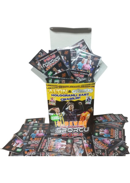 Maç Başlıyor 2. Devre Futbolcu Kartları 200 Poşet Içerisinde Toplam 400 Adet Kutulu Futbol Oyun Kartı modelleri