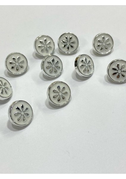Bluz Gömlek Düğmesi/metalize(Plastik) Düğme / 10 Lu Set / 1 cm fiyatları