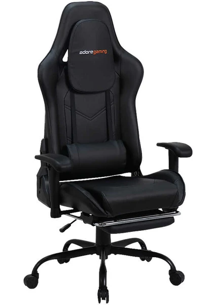 adore mobilya Adore Gaming Combo Profesyonel Oyuncu ve Çalışma Koltuğu-Siyah 71X130-139,5X58 cm (Gxyxd)