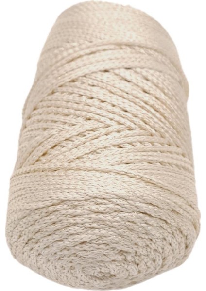 Simli Polyester Makrome Bej Renk 200 gr fiyatları