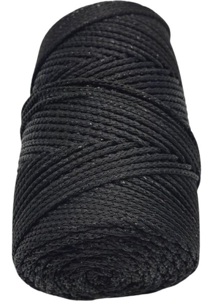 Simli Polyester Makrome Siyah Renk 200 gr fiyatları
