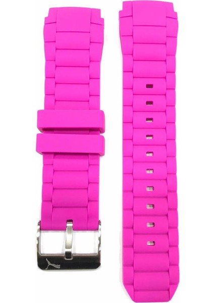 Puma PU104311003 Pembe Silikon Saat Kordonu