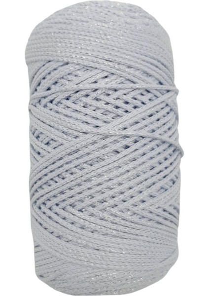 Simli Polyester Makrome Bebe Mavi Renk 200 gr