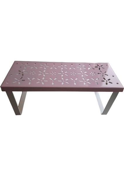 Pembe Metal Raf Düzenleyici (Kalın Metal)