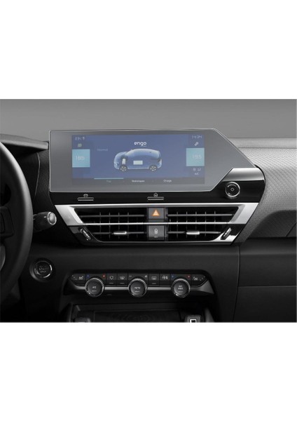 Citroen C4 10 Inç Mat Ekran Koruyucu Multimedya Şeffaf