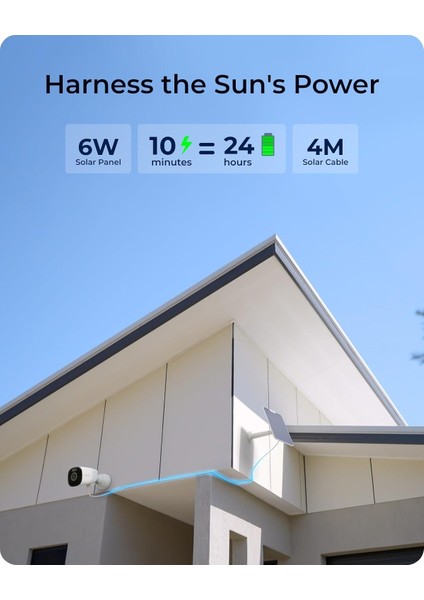 Argus Eco Ultra, Dış Mekan Kablosuz Solar Kamera, 4K Güvenlik Kamerası fiyatları