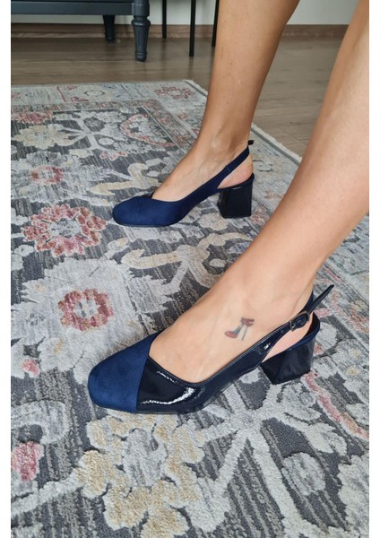 10 1010 Topukla Kadın 6 cm Topuklu Loafer Günlük Ayakkabı