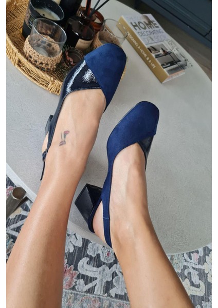 10 1010 Topukla Kadın 6 cm Topuklu Loafer Günlük Ayakkabı