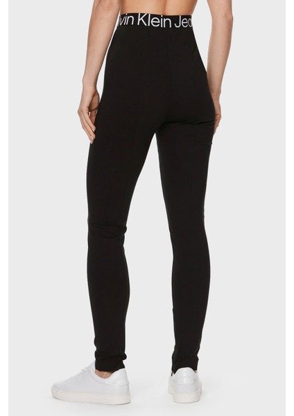 Slim Fit Yüksek Bel Leggings Pantolon J20J222601BEH Kadın Pantolon J20J222601 Beh modelleri