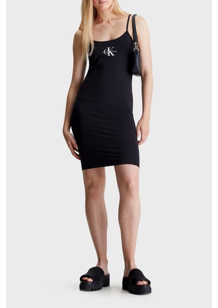 Pamuklu Slim Fit Ip Askılı Mini Elbise J20J223420BEH Bayan Elbise J20J223420 Beh