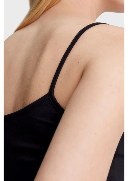 Pamuklu Slim Fit Ip Askılı Mini Elbise J20J223420BEH Bayan Elbise J20J223420 Beh modelleri