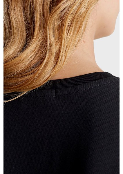 Streç Pamuklu Regular Fit Mini Elbise J20J223056BEH Bayan Elbise J20J223056 Beh fırsatları