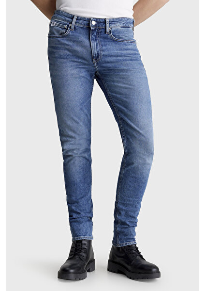 Calvin Klein Pamuklu Slim Tapered Jeans J30J3248451A4 Erkek Kot Pantolon J30J324845 1A4