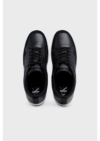 Logolu Deri Sneaker Ayakkabı YM0YM005740GM Erkek Ayakkabı YM0YM00574 0gm fırsatları