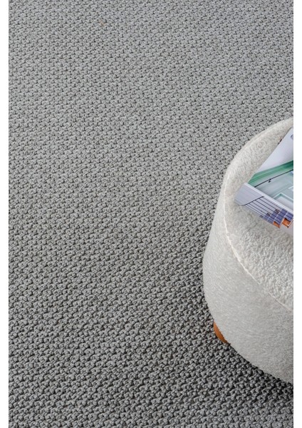 Gri Yumuşak Dokulu Halı Kilim Salon Mutfak Koridor Yolluk Dokuma Makine Halısı 0010 fırsatları