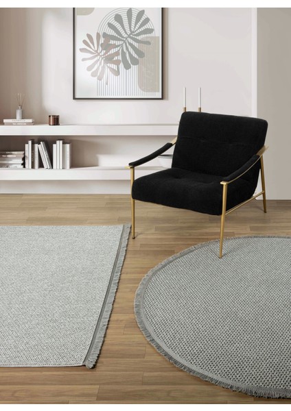 Gri Yumuşak Dokulu Halı Kilim Salon Mutfak Koridor Yolluk Dokuma Makine Halısı 0010 indirimleri