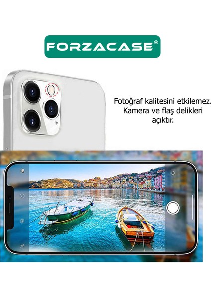 iPhone 13 Pro Max ile Uyumlu Kamera Lens Koruyucu Cam Filmi - FC378