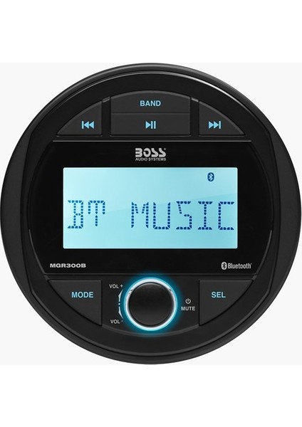 Boss Audio Systems MGR300B Aux USB Girişli Bluetoothlu Marin Teyp