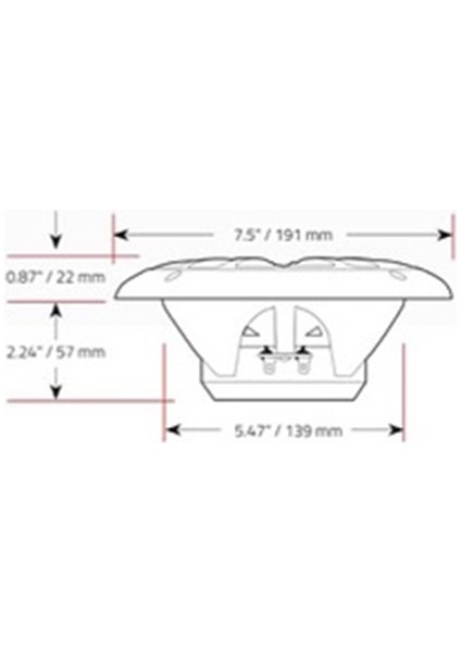 Systems MR6W Marin Hoparlör 165MM