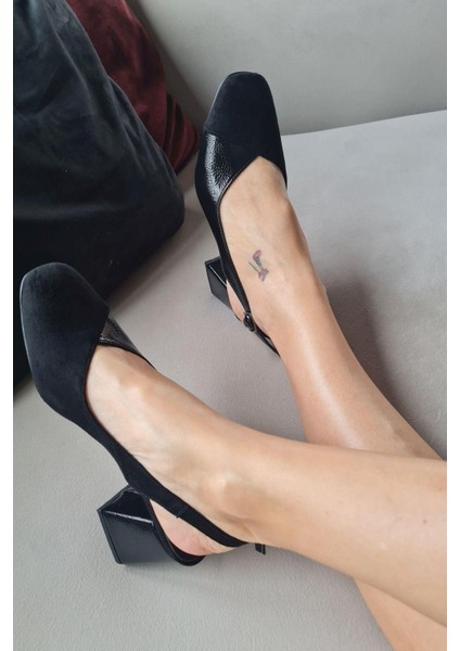10 1010 Kadın 6 cm Topuklu Loafer Günlük Ayakkabı