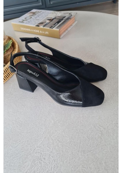 10 1010 Kadın 6 cm Topuklu Loafer Günlük Ayakkabı