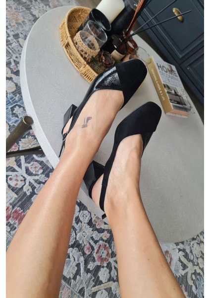 10 1010 Kadın 6 cm Topuklu Loafer Günlük Ayakkabı