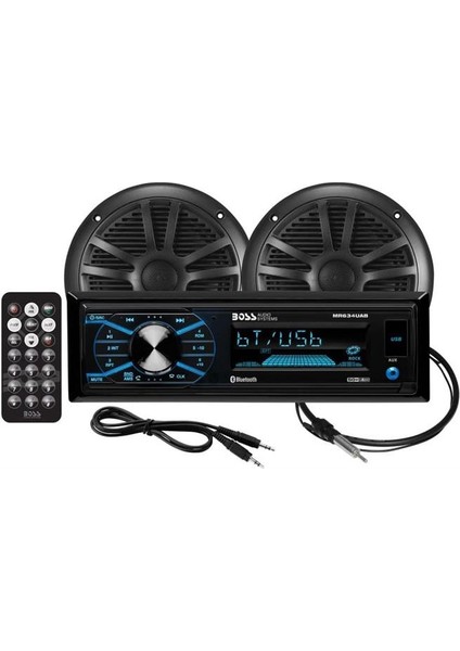 Systems MCBK634B.6 Usb, Aux Girişli Bluetoothlu Hoparlörlü Marin Teyp Seti
