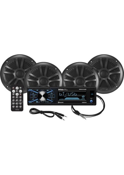 Systems MCBK634B.64 Usb, Aux Girişli Bluetoothlu Hoparlörlü Marin Teyp Seti