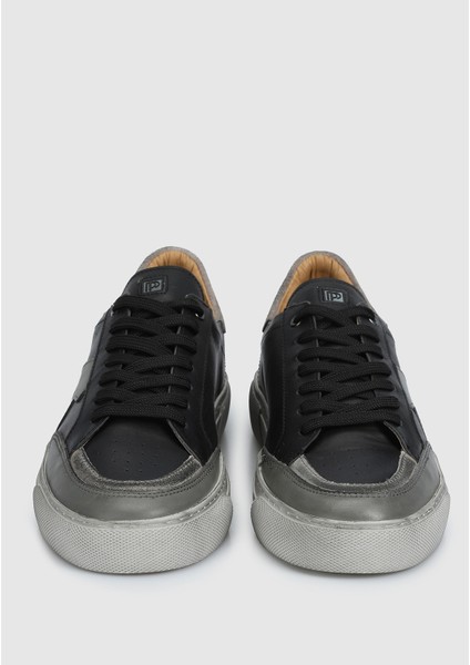Siyah Deri Erkek Sneaker modelleri