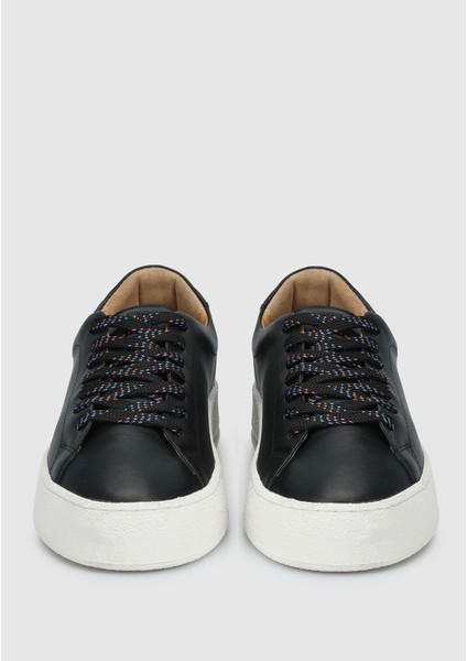 Siyah Deri Erkek Sneaker modelleri