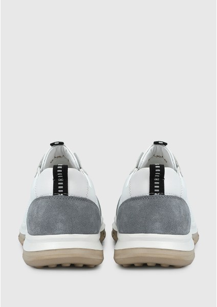 Beyaz Deri Erkek Sneaker fırsatları
