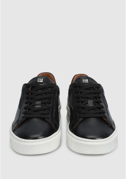 Siyah Deri Erkek Sneaker modelleri