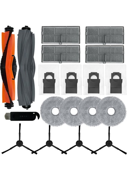 Ana Yan Fırça Hepa Filtre Paspas Toz Torbası X30/X30 Pro Ultra Elektrikli Süpürge Yedek Aksesuarlar,запасные Части Пылесоса (Yurt Dışından) indirimleri