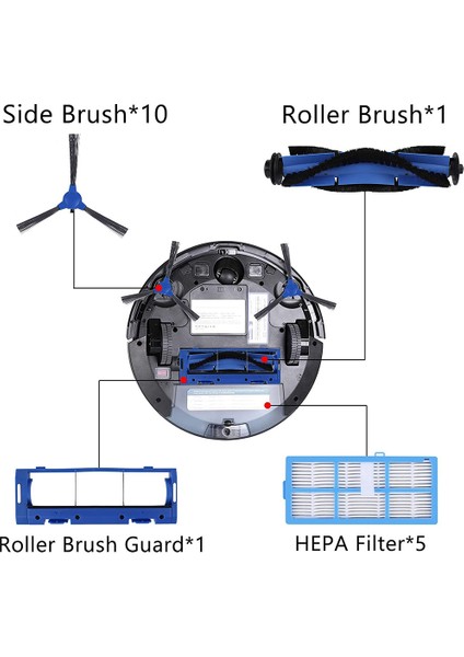 Yedek Parçalar Rulo Fırça Yan Fırçalar Filtreler R3500S R550 R650 R700 Robotlu Süpürge Aksesuarları,запасные Части Пылесоса (Yurt Dışından) modelleri